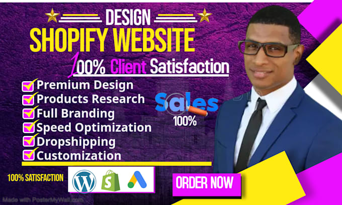 Bestseller - build you an automated dropshipping shopify store, shopify redesign and website