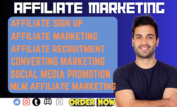 Gig Preview - Do affiliate recruitment affiliate member promotion to get you more sign up