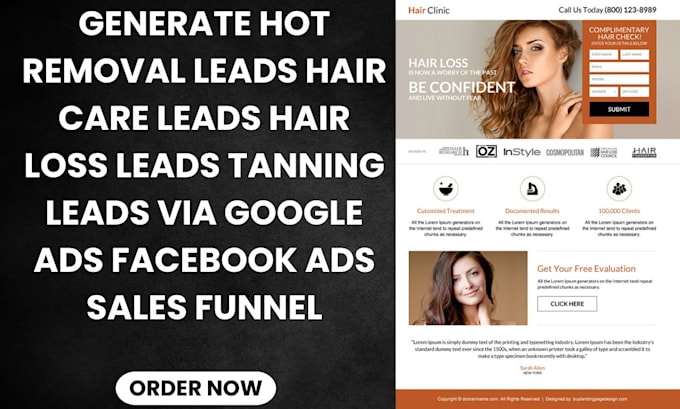 Bestseller - generate hot hair removal leads hair loss website tanning leads via google ads