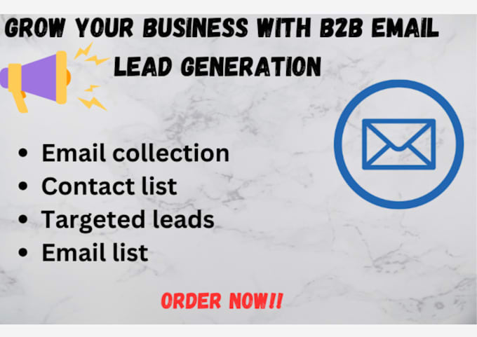 Gig Preview - Generate targeted email lists, automate campaigns, build network marketing leads