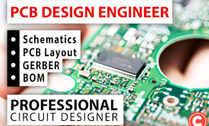 Gig Preview - Make design pcb layout and circuit schematics with kicad for you