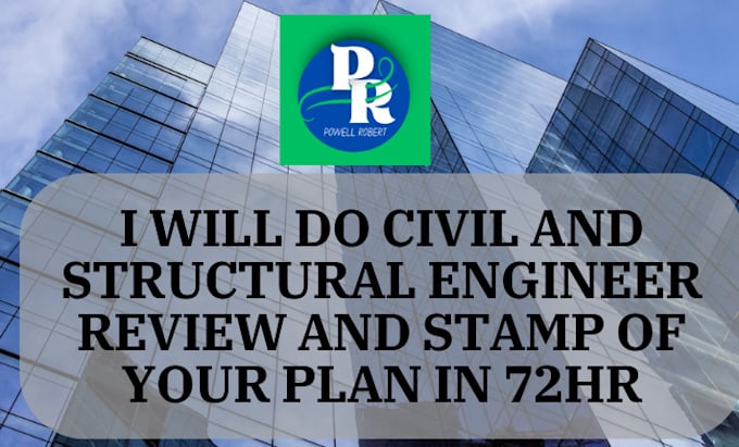 Bestseller - do civil and structural engineer review and stamp of your plan in 72hr