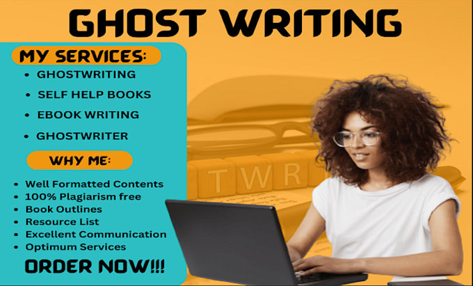 Gig Preview - Be your book and ebook writer, christian book ghostwriter self help book write