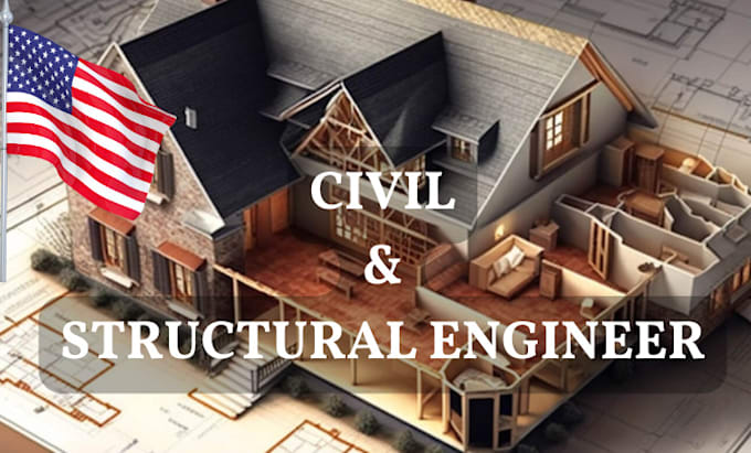 Gig Preview - Be your civil engineer, structural engineer, architect wood, concrete, plans