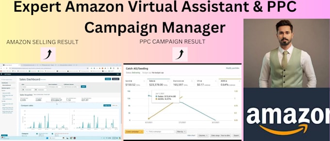 Gig Preview - Be your amazon virtual assistant expert amazon fba