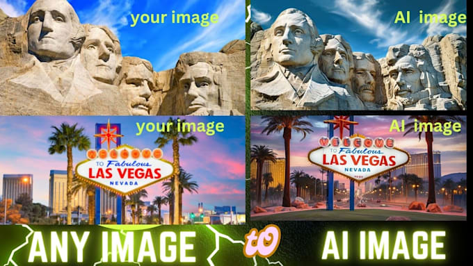 Gig Preview - Convert any image to ai image