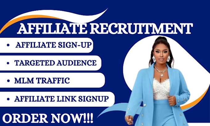 Gig Preview - Do affiliate link promotion, affiliate recruitment to get affiliate signup