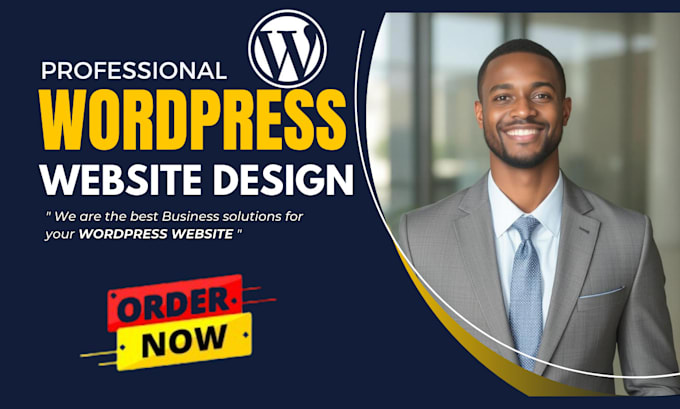 Bestseller - design wordpress website design wordpress redesign wordpress website design seo