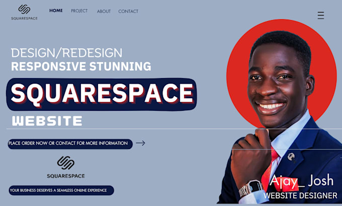 Gig Preview - Design responsive stunning professional squarespace website