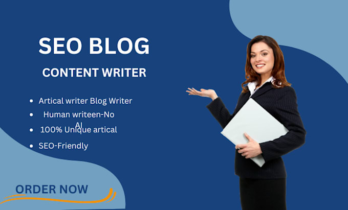 Gig Preview - Do SEO article writing, website content or blog writing