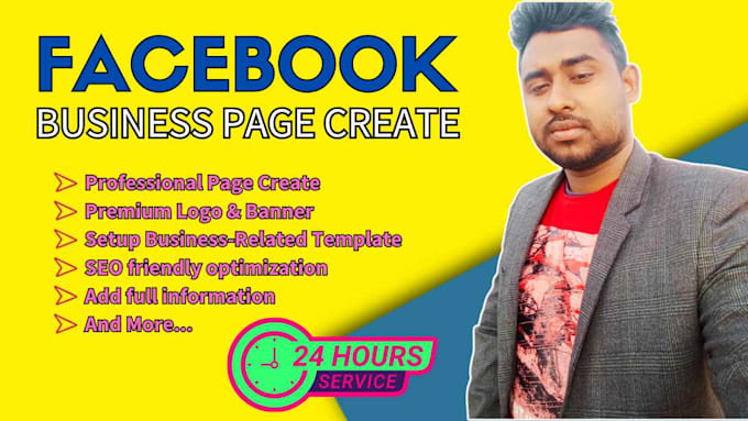 Gig Preview - Do create facebook business page with logo and banner