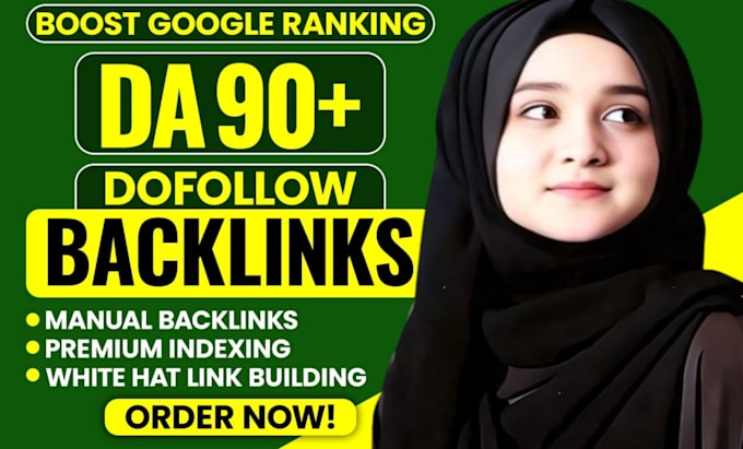 Gig Preview - Seo backlinks high quality dofollow high da authority