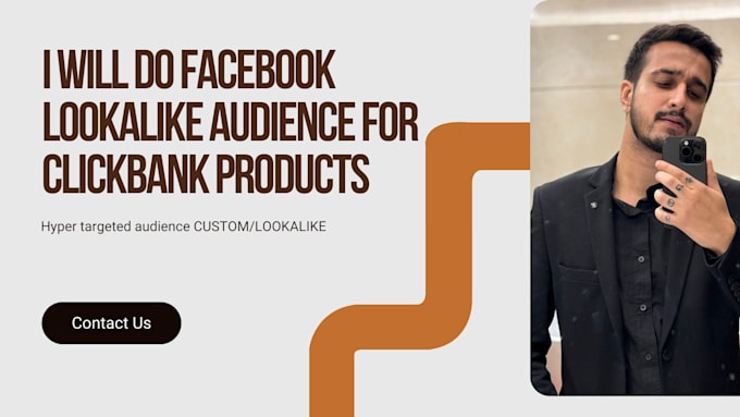 Gig Preview - Do facebook lookalike audience for clickbank products