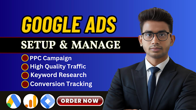 Gig Preview - Setup google ads ppc campaign and conversion tracking by GTM