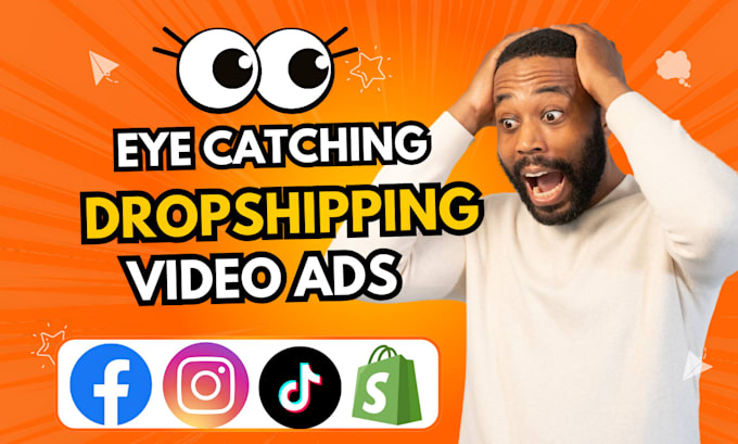 Bestseller - do dropshipping video ads for tiktok ads, products ads and facebook ads