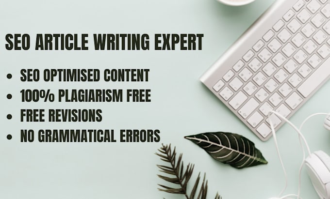 Gig Preview - Be manual SEO blog content writer to write blog writing and articles