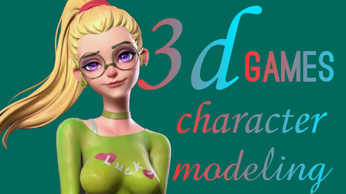 Gig Preview - 3d character modeling 3d games character 3d cartoon character for animation