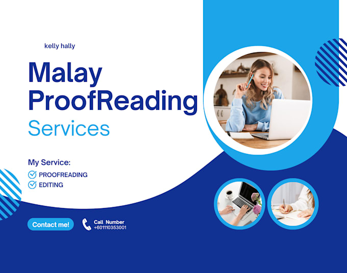 Gig Preview - Provide malay proofread services 24 hour