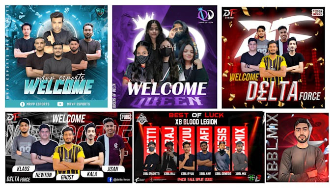 Gig Preview - Design professional esports tournament banner, poster or any gaming event