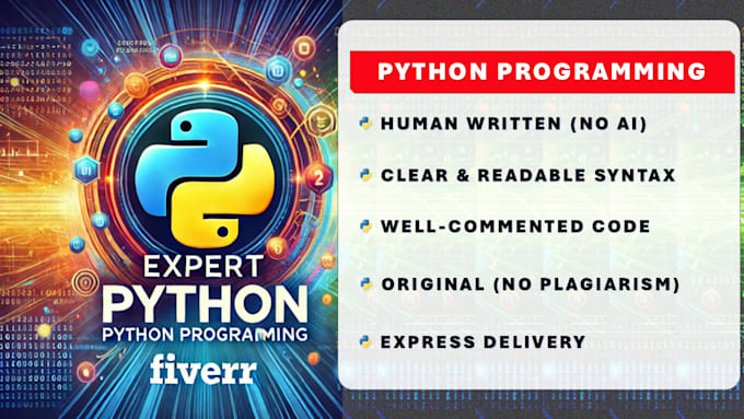 Bestseller - do python assignment python programming python project python coder jupyter