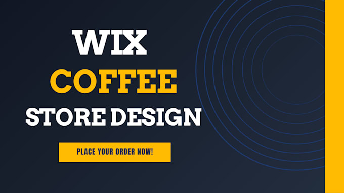 Gig Preview - Redesign and design your coffee wix and coffee website