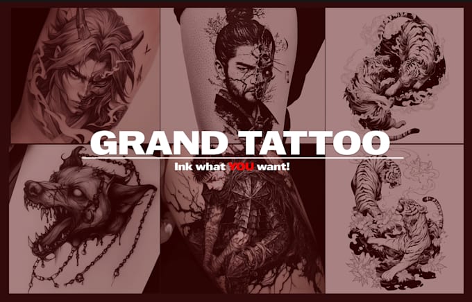 Gig Preview - Create ai tattoo designs