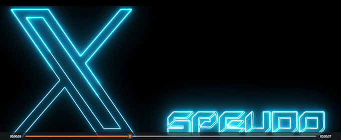 Gig Preview - Logo x  nickname in neon mode