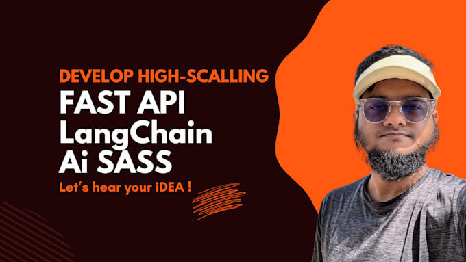 Gig Preview - Develop high performance apis using fastapi or flask and langchain