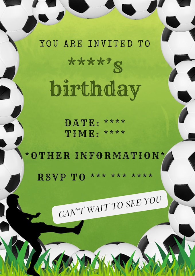 Gig Preview - Design invitations for parties