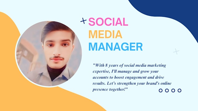 Gig Preview - Be your expert social media manager and grow your presence