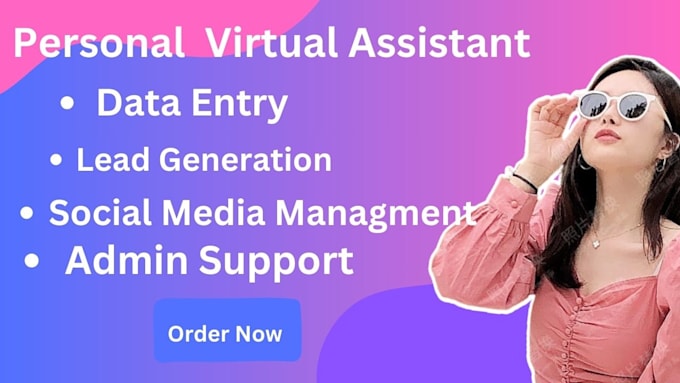 Gig Preview - Be your perfect virtual assistant for data entry