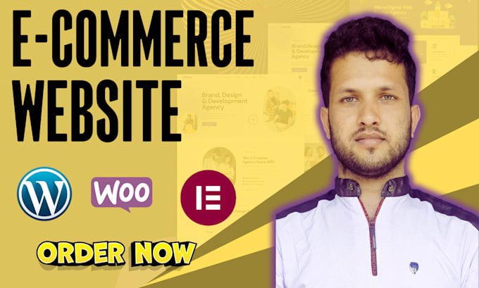 Gig Preview - Ecommerce website frontend and backend