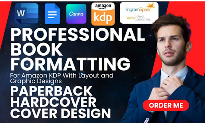 Gig Preview - Do book formatting for amazon kdp with layout and beautiful graphic designs