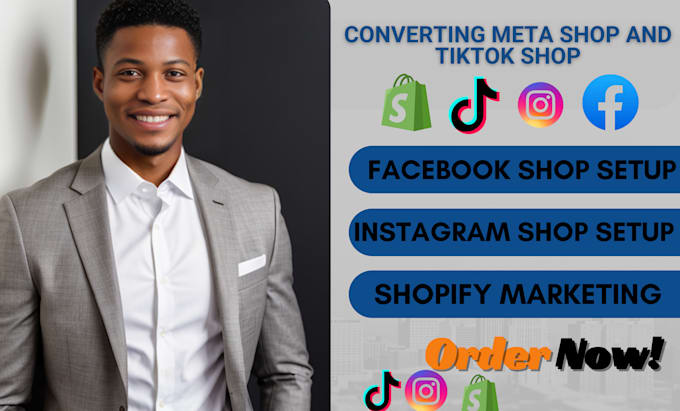 Bestseller - setup meta shop facebook shop instagram shop tiktok shop and shopify marketing