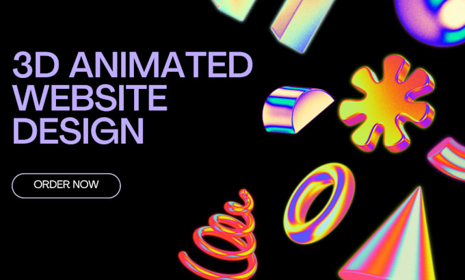 Bestseller - 3d animated website, webflow website design, spline animation, 3d spline model