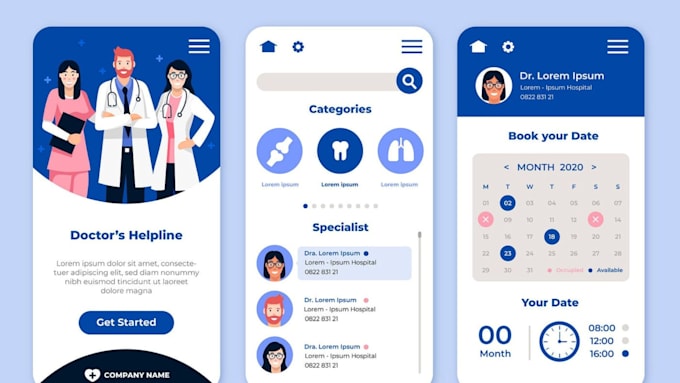 Bestseller - do online doctor consultation ai app pregnancy  medicine delivery meditation app