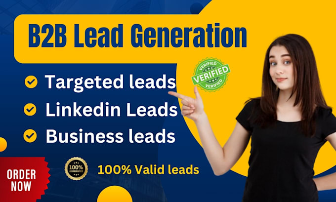 Gig Preview - Do targeted b2b linkedin leads, and valid email list building