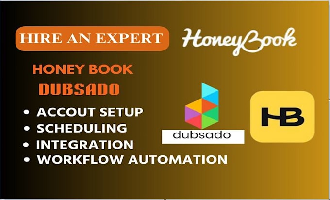 Gig Preview - Setup honeybook crm, streak crm automation workflow canned emails on dubsado