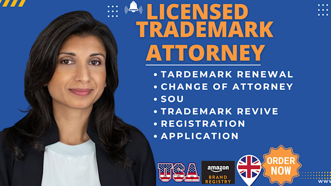 Gig Preview - Be your USA trademark attorney,file to protect your trademark registration uspto