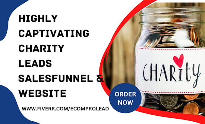 Gig Preview - Setup charity landing page leads ngo non profit sales funnel fundraising website