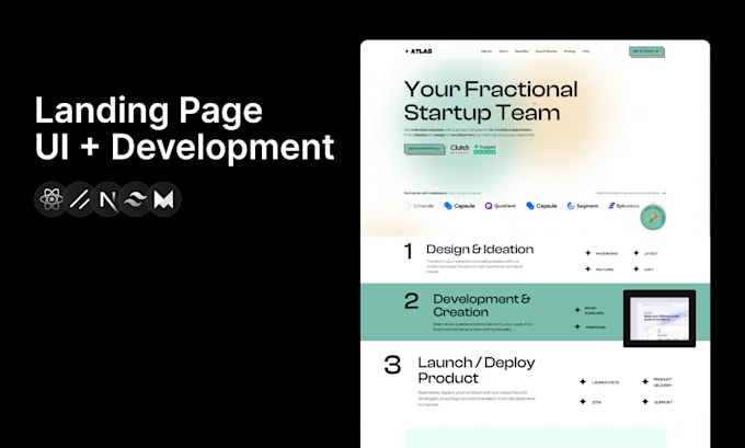 Gig Preview - Design and develop responsive saas website