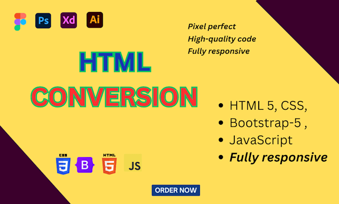 Bestseller - do front end web development using HTML CSS bootstrap js