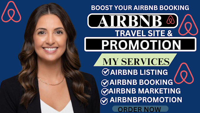 Gig Preview - Do airbnb promotion, airbnb marketing,airbnb listing,airbnb booking