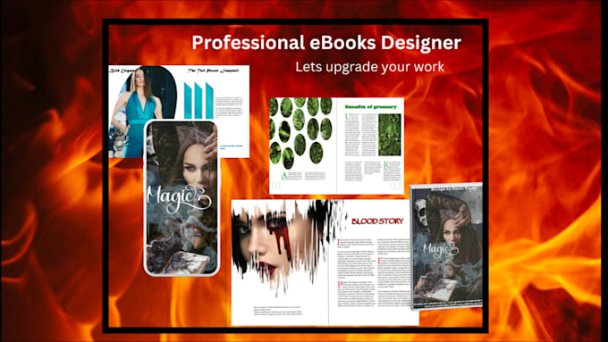 Gig Preview - Design professional ebook and free editable file