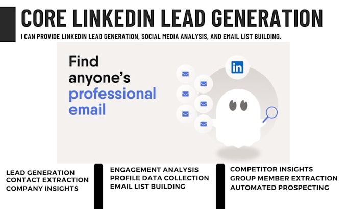 Gig Preview - Provide linkedin lead generation services via phantombuster