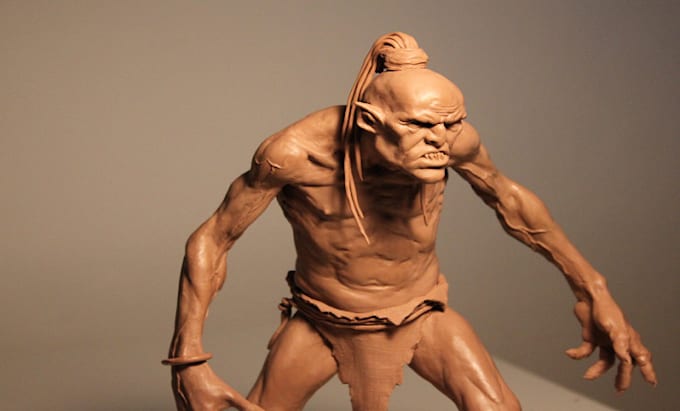 Gig Preview - 3d horror zombie monster creature humanoid model or game