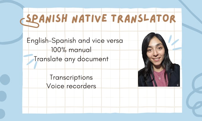 Bestseller - translate your documents from english to spanish and make transcriptions