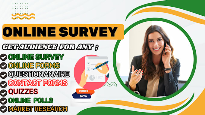 Gig Preview - Conduct 1000 survey targeted online respondent for form filling, market research