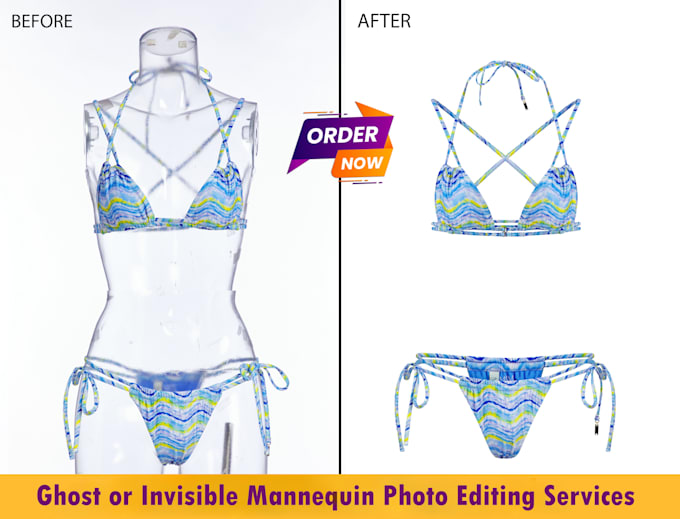 Gig Preview - Provide ghost or invisible mannequin photo editing services