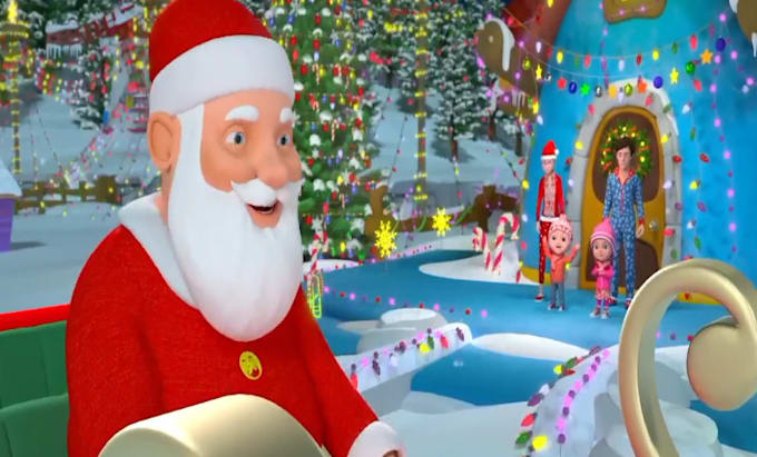 Gig Preview - 3d christmas animation 3d animation for kids cartoon animation christmas card